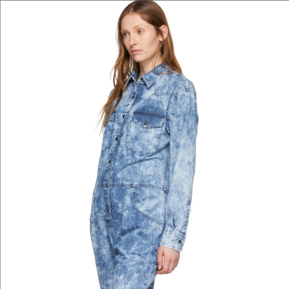 Isabel Marant Etoile Idesia Denim Jumpsuit - Picture 6 of 8